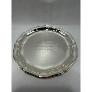 WMF Germany Engraved Silverplate Tray 3rd Armored Division 1987–1989